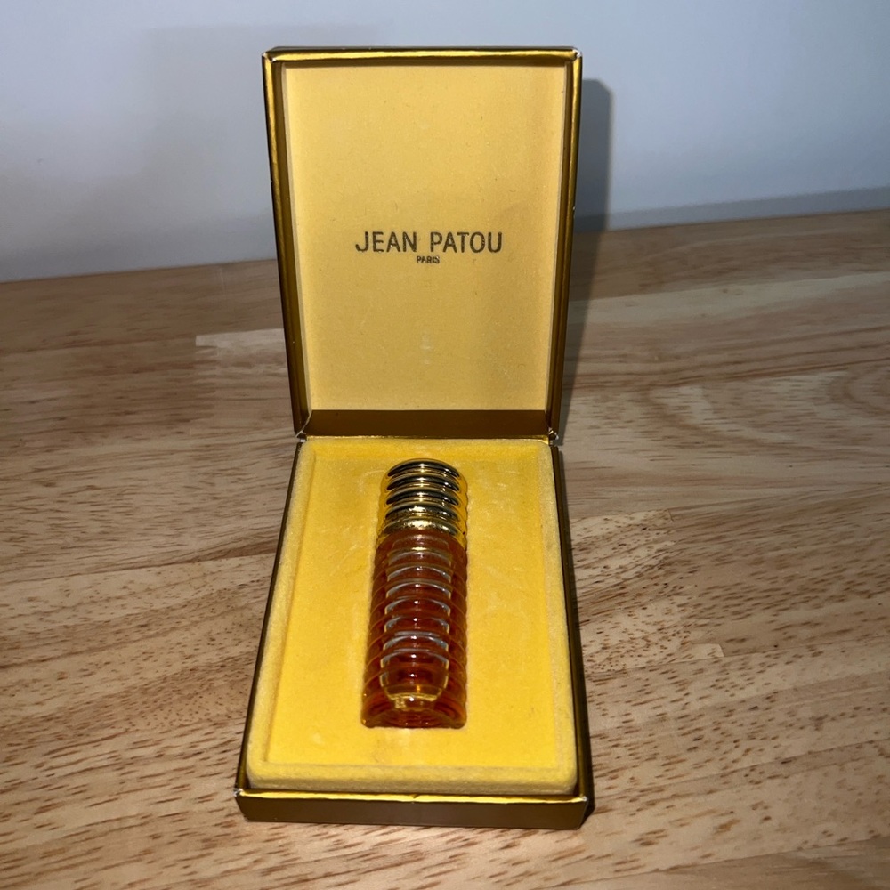 Jean Patou Joy Handbag Perfume Bottle Mid Century in Box 75% Full Collectible